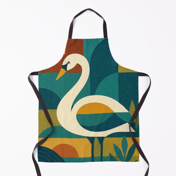 Item preview, Swan illustration – Elegant Wildlife Art designed and sold by GalleryKauffeld.