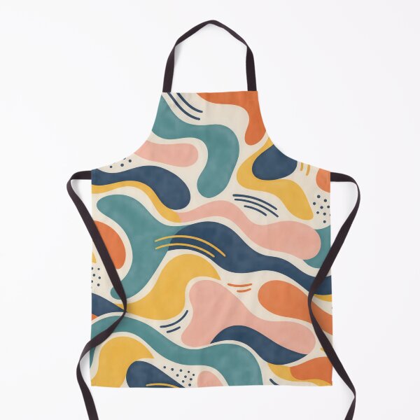 Item preview, Modern Abstract Organic Shapes Pattern – Retro Geometric Mid Century Art designed and sold by CreativeCharmCo.
