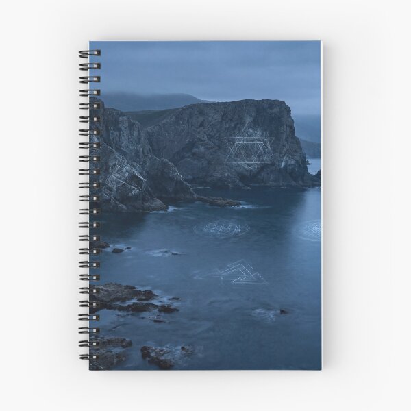 Item preview, Glowing Sacred Geometry Coastal Ocean Cliffs Night | Monkeybusiness designed and sold by monkeybusiness.pt.