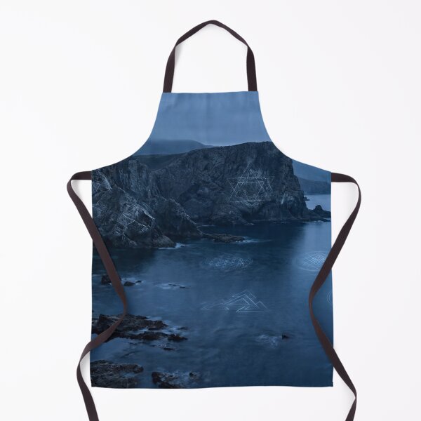Item preview, Glowing Sacred Geometry Coastal Ocean Cliffs Night | Monkeybusiness designed and sold by monkeybusiness.pt.