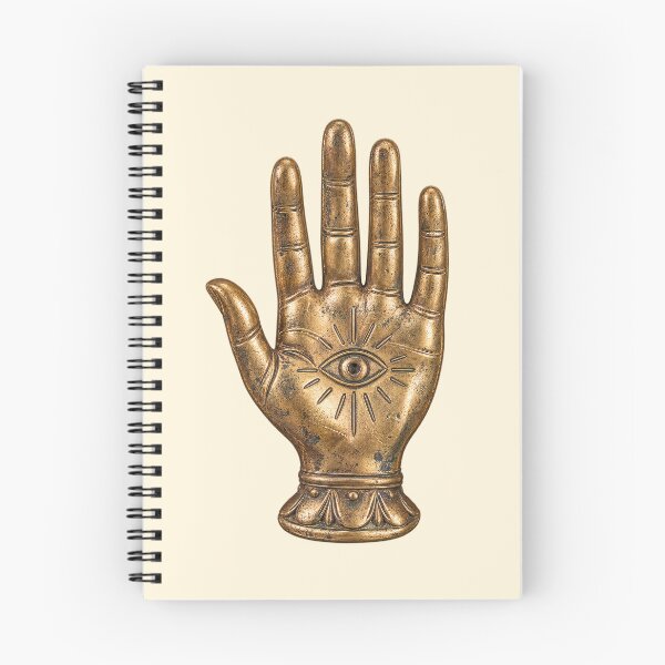 Item preview, Vintage Palmistry Hand All Seeing Eye Mystic Art designed and sold by jianina-alondra.