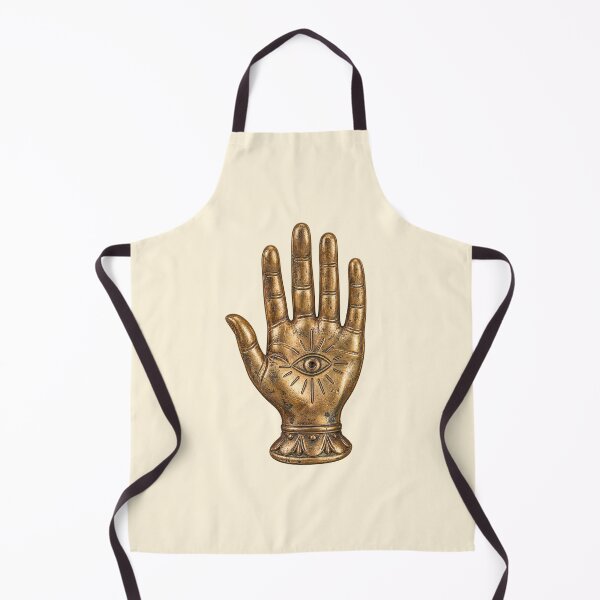 Item preview, Vintage Palmistry Hand All Seeing Eye Mystic Art designed and sold by jianina-alondra.