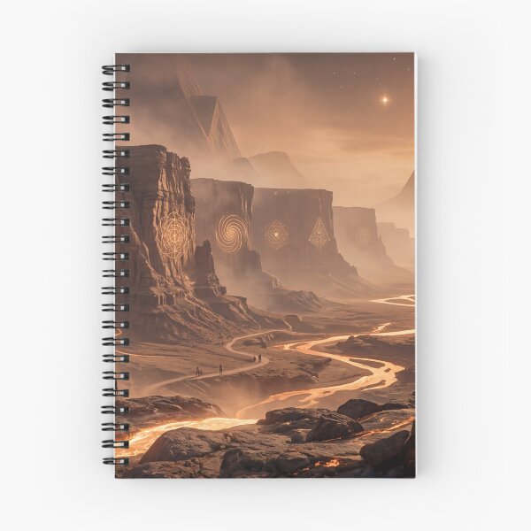 Item preview, Glowing Golden Sacred Geometry Desert Canyon Sunset | Monkeybusiness designed and sold by monkeybusiness.pt.