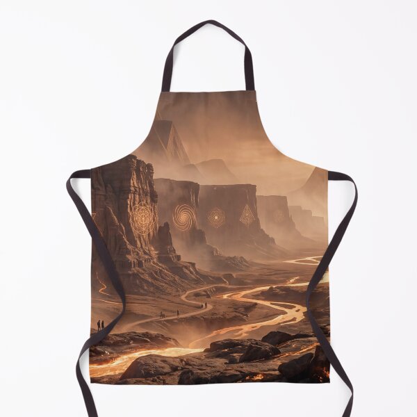 Item preview, Glowing Golden Sacred Geometry Desert Canyon Sunset | Monkeybusiness designed and sold by monkeybusiness.pt.