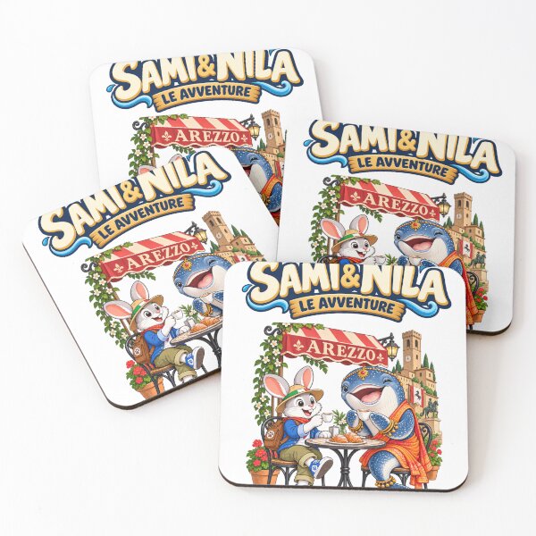 Item preview, Sami & Nila in Arezzo – Italian Café Adventure designed and sold by The Kawaii Forge.