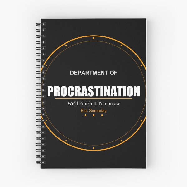 Item preview, Department Of Procrastination Funny Lazy Quote designed and sold by Prime-Pulse.