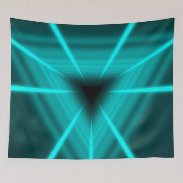 Item preview, Cyan Triangular Tunnel designed and sold by Electric Shock!! Design.