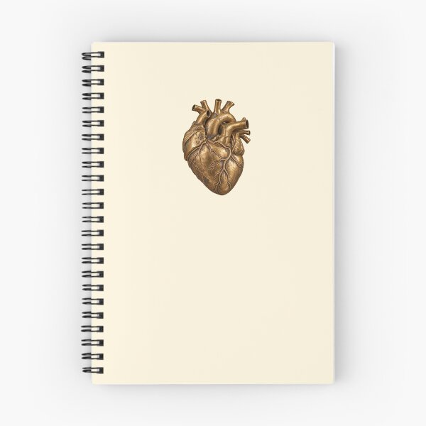 Item preview, Vintage Golden Anatomical Heart Antique Gothic Art designed and sold by jianina-alondra.