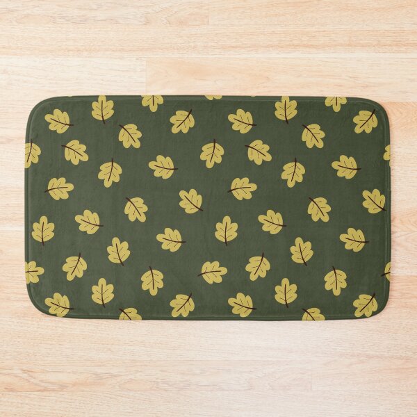 Item preview, Cute fall leaves mustard and green designed and sold by Navitaloves.