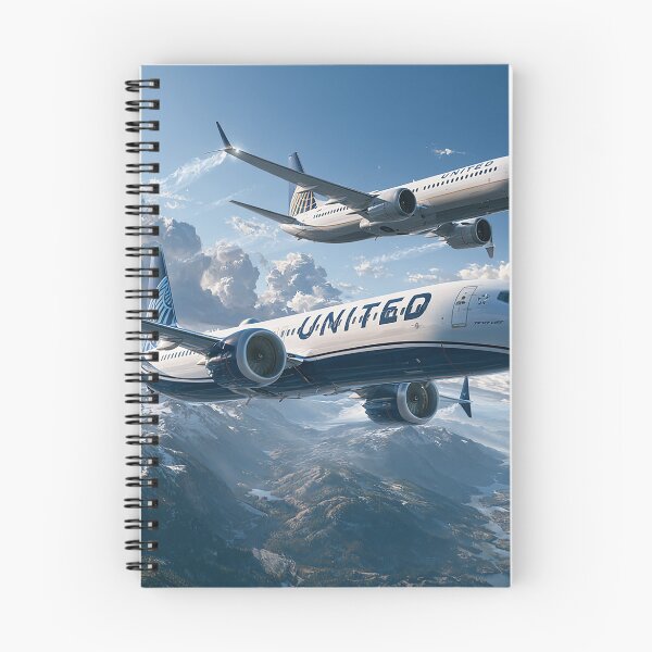 Item preview, United Airlines Above The Rockies  designed and sold by Skyframe Aviation.