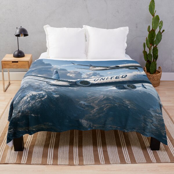 Item preview, United Airlines Above The Rockies designed and sold by Skyframe Aviation.