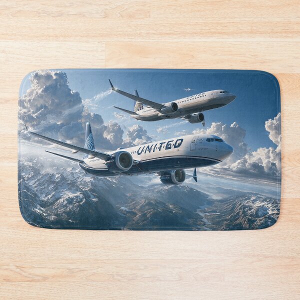 Item preview, United Airlines Above The Rockies  designed and sold by Skyframe Aviation.