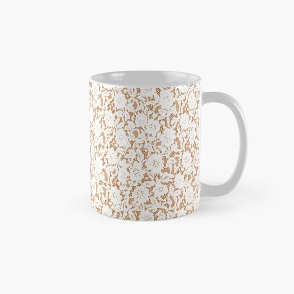 Item preview, Elegant Beige Floral Lace Seamless Texture designed and sold by BrainConstip.