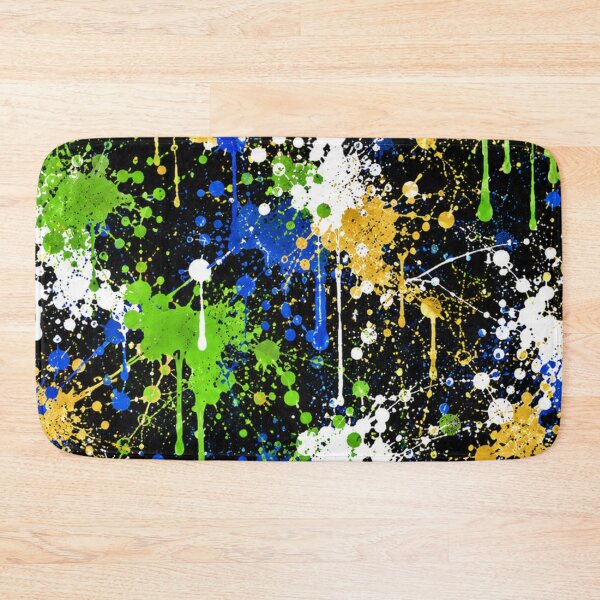 Item preview, Electric Forest Splatter Action Abstract Art designed and sold by THE SPLATTERED HAUS BY SAGE BANKS.