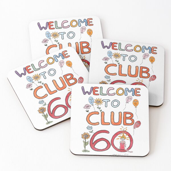 Item preview, Club 60, 60. Geburtstag, 60. Birthday, Happy Birthday designed and sold by Anke‘s Bazaar.