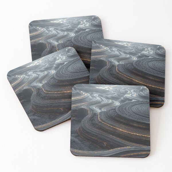 Item preview, Glowing Golden Topographic Stone Wave Valley | Monkeybusiness designed and sold by monkeybusiness.pt.
