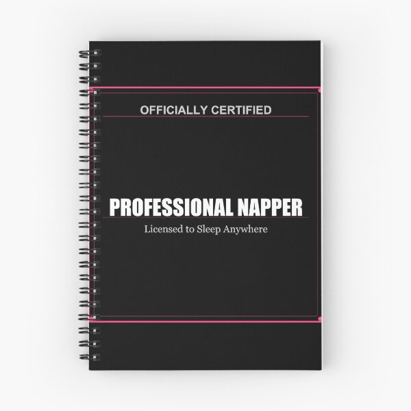 Item preview, Officially Certified Professional Napper Funny Quote designed and sold by Prime-Pulse.