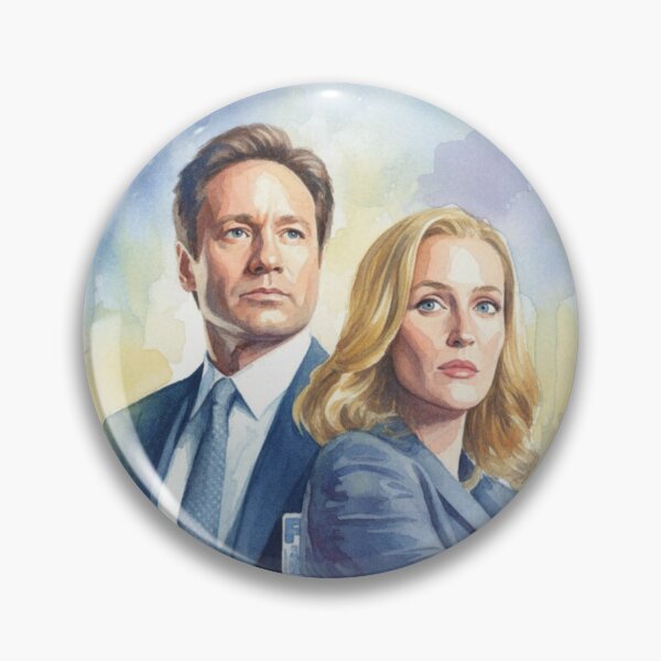 Item preview, The X Files, watercolour designed and sold by Pinkgnomie.
