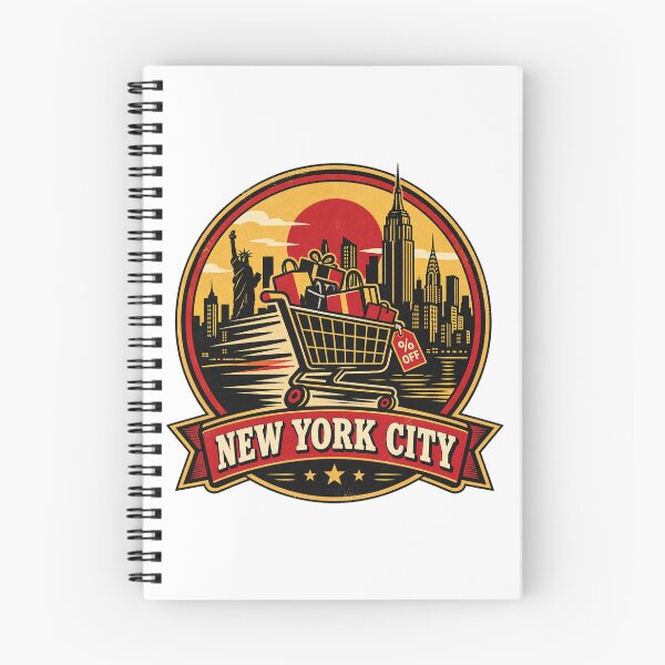 Item preview, NYC Black Friday Shirt – Retro Shopping Cart Chaos Badge Design designed and sold by Globalcitytees.