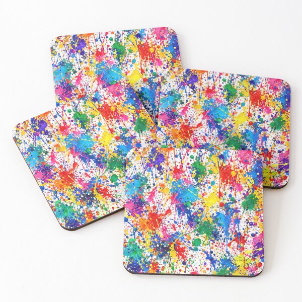 Item preview, Prismatic Spectrum Splatter Action Abstract Art designed and sold by THE SPLATTERED HAUS BY SAGE BANKS.