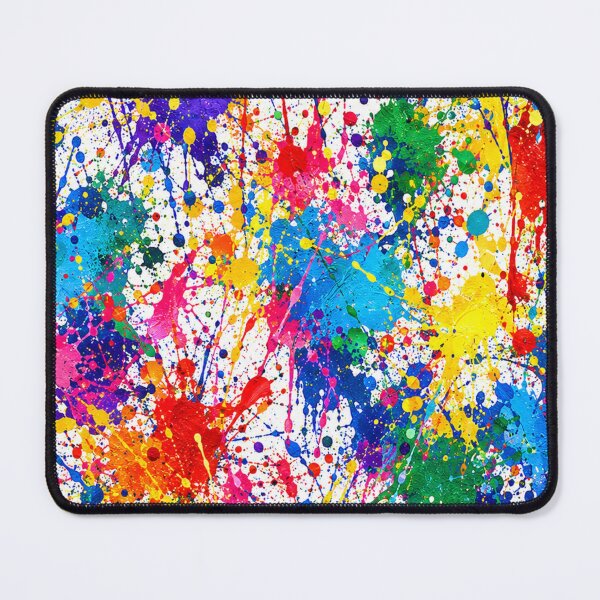 Item preview, Prismatic Spectrum Splatter Action Abstract Art designed and sold by THE SPLATTERED HAUS BY SAGE BANKS.