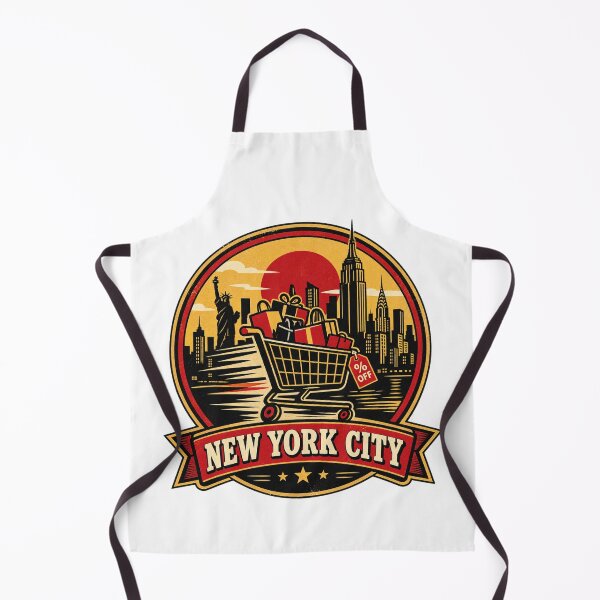 Artikelvorschau, NYC Black Friday Shirt – Retro-Einkaufswagen-Chaos-Badge-Design entworfen und verkauft von Globalcitytees.