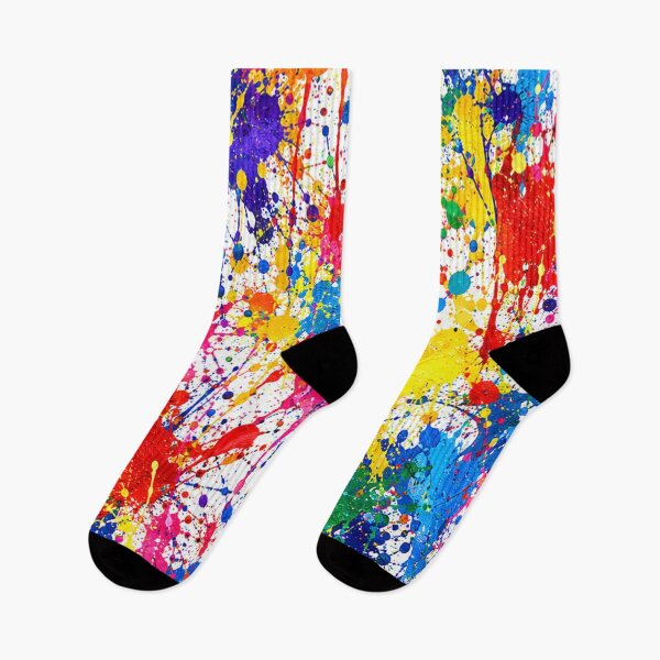 Item preview, Prismatic Spectrum Splatter Action Abstract Art designed and sold by THE SPLATTERED HAUS BY SAGE BANKS.