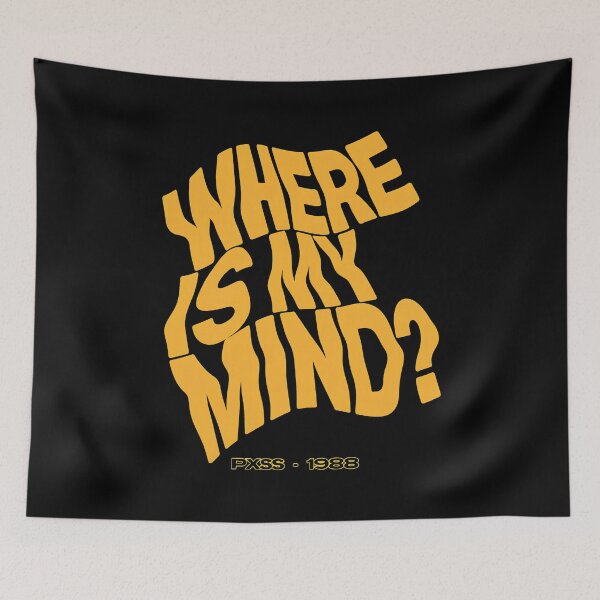 Item preview, WHERE IS MY MINDS_ Distorted Quote 1988  designed and sold by ramostrangdArt.