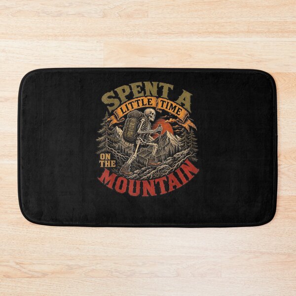 Item preview, Skeleton Hiker Spent A Little Time On The Mountain designed and sold by ArtByimamS.