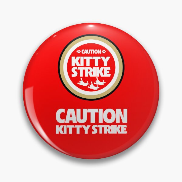 Item preview, Caution! Kitty Strike Vintage Art designed and sold by San Studios Co..