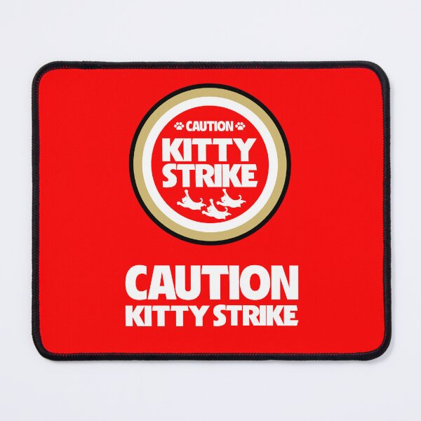 Item preview, Caution! Kitty Strike Vintage Art designed and sold by San Studios Co..