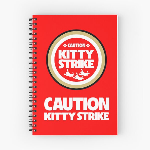 Item preview, Caution! Kitty Strike Vintage Art designed and sold by San Studios Co..