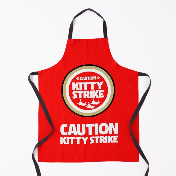 Item preview, Caution! Kitty Strike Vintage Art designed and sold by San Studios Co..