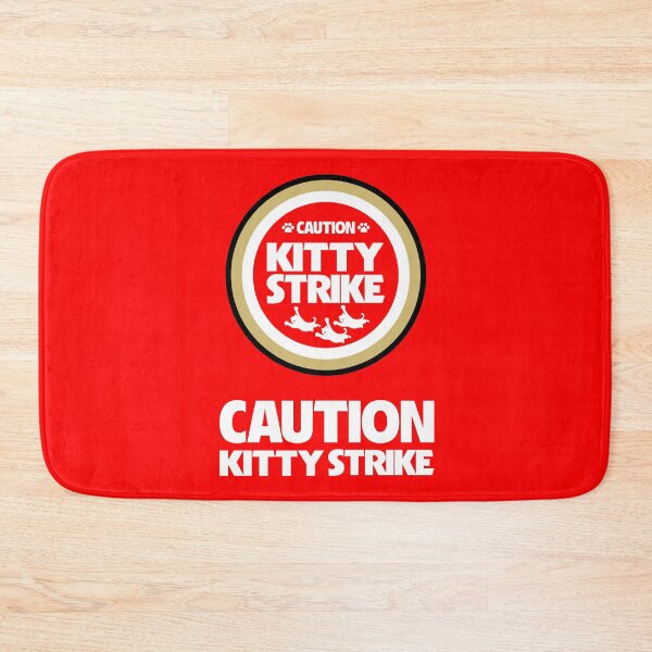 Item preview, Caution! Kitty Strike Vintage Art designed and sold by San Studios Co..