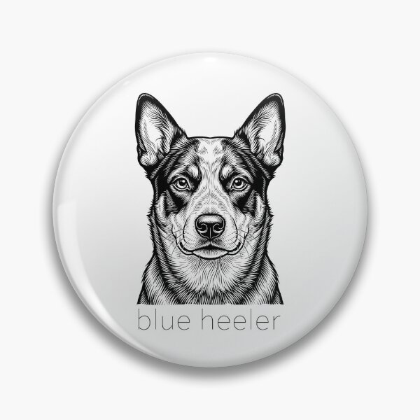 Item preview, Blue Heeler Illustration for light color shirts designed and sold by SUP-R-Ts.