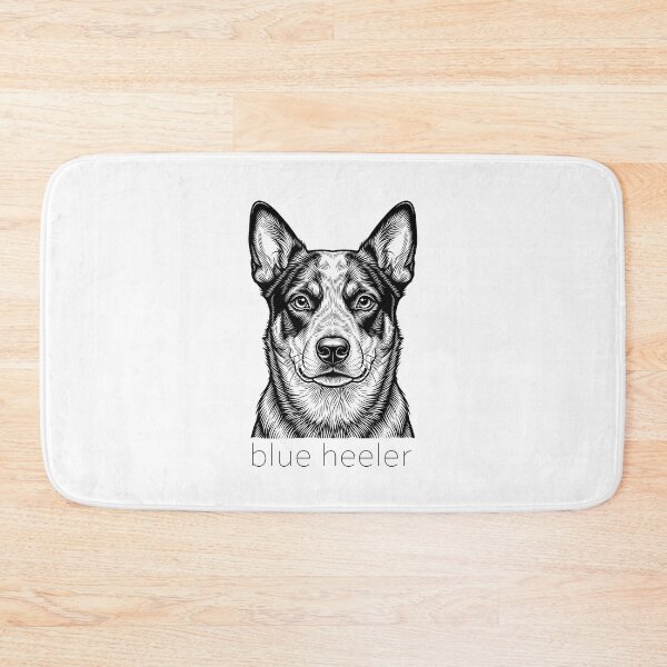 Item preview, Blue Heeler Illustration for light color shirts designed and sold by SUP-R-Ts.
