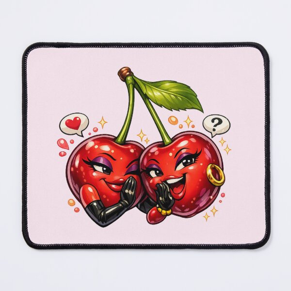 Item preview, Gossip Cherries – Cute Cherry Duo Cartoon  designed and sold by Sommium .