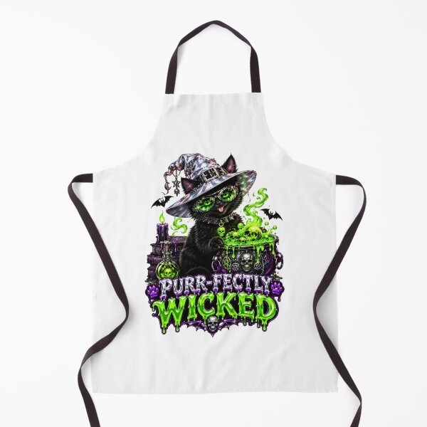 Item preview, Purrfectly Wicked Black Cat Cauldron Halloween designed and sold by Sovereign Supply Co..