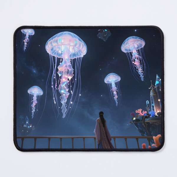 Item preview, Star-faring Jellyfish Rise Before the Celestial Temple designed and sold by Fanta-sticky.