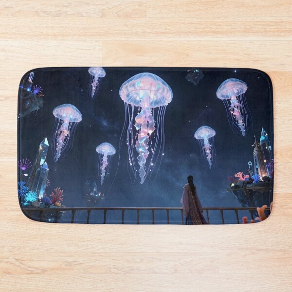 Item preview, Star-faring Jellyfish Rise Before the Celestial Temple designed and sold by Fanta-sticky.