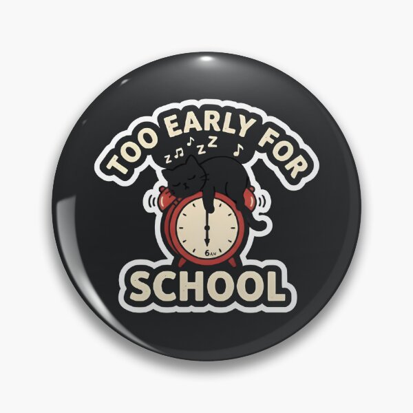 Item preview, Too Early For School Funny Sleepy Cat Halloween Student designed and sold by eihabo.