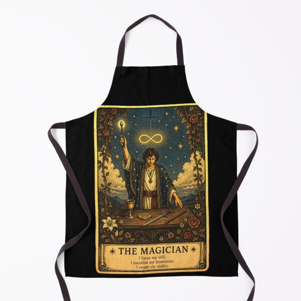 Item preview, The Magician Tarot Card - Celestial Personal Power Tarot Illustration designed and sold by ArcanaAbsolute.