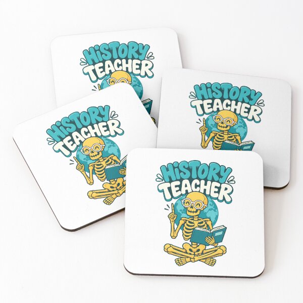 Item preview, History Teacher Funny Skeleton Halloween Teacher Shirt designed and sold by WorkLoop.