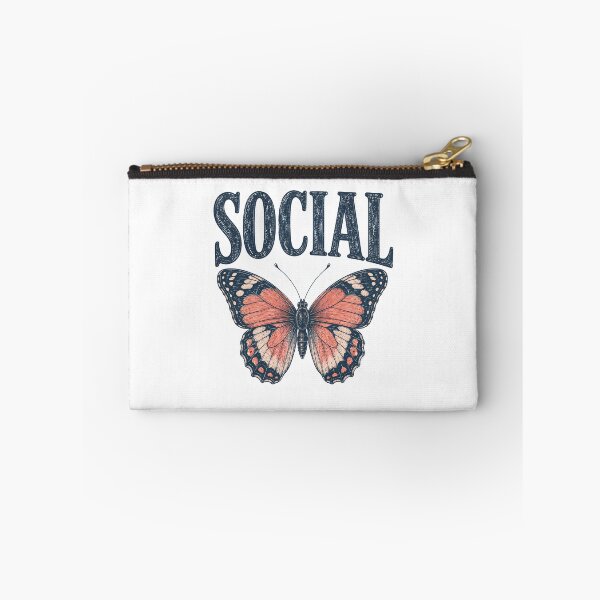 Item preview, Social Butterfly Vintage Retro designed and sold by Auchi_Verse.