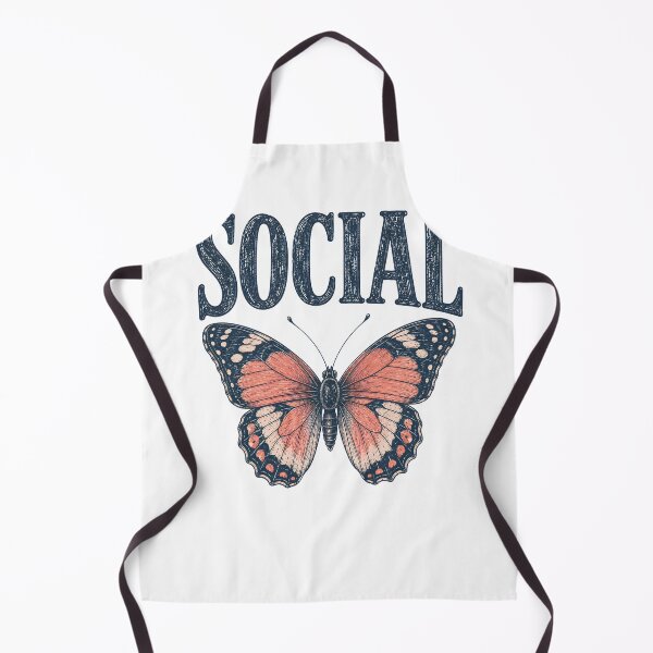 Item preview, Social Butterfly Vintage Retro designed and sold by Auchi_Verse.