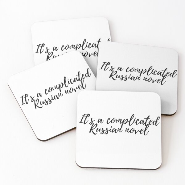Item preview, It’s a complicated Russian novel designed and sold by Encore & Ink.