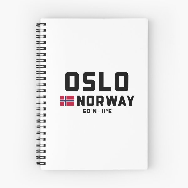 Item preview, Oslo Norway Coordinates and Flag designed and sold by Andersce.