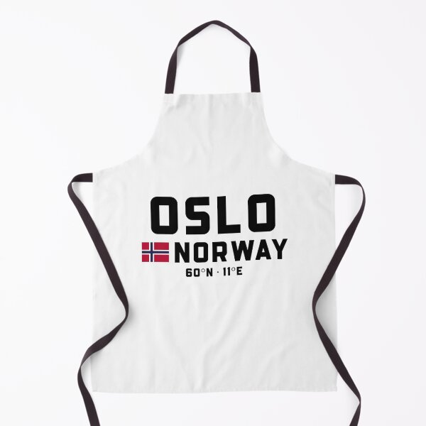 Artikelvorschau, Oslo, Norwegen – Koordinaten und Flagge entworfen und verkauft von Andersce.