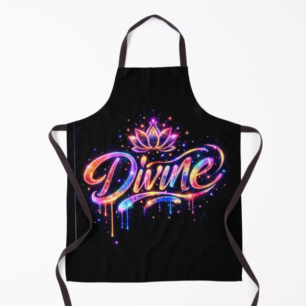 Item preview, DIVINE — Neon Cosmic Drip Graffiti designed and sold by NeonSpiritArt.