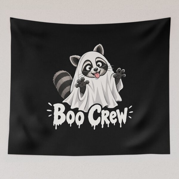 Item preview,  Raccoon Boo Halloween designed and sold by TheEndDesign.